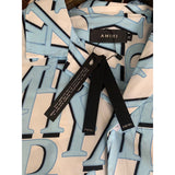 Amiri Shirt And Shorts 2 Piece Set Fashion Print Couple High Street