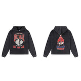 Mens Vintage T-Shirts Saint Michael American Wash Casual Hooded Sweater