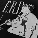 ERD T Shirts Summer Portrait Printing Loose Short Sleeve T-shirt