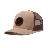 Trendy flat brimmed hat breathable for men and women