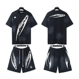 HS T-Shirt And Shorts Two-Piece Set