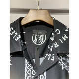 Amiri Shirt Fashion Print Couple High Street
