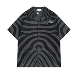 Rhude T Shirt Zebra Letter Embroidery Casual Short Sleeve Shirt, Shorts