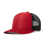 Trendy flat brimmed hat sunshade net hat