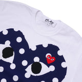 CDG Be Kind T Shirt Lay Japanese Style Fashion Brand Short Sleeve T-shirt 18 New Polka Dot Big Love Unisex Wear Pure Cotton Couple Style