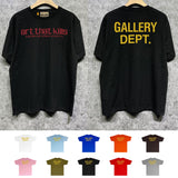 Gallery Dept T Shirt Retro Printed Loose Short-Sleeved Shirt