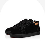 Louboutin-style red bottom shoes export europe station cl red bottom shoes electric embroidery low top high top men's shoes red bottom couple trendy rivets casualtie back