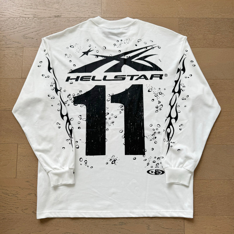 HS Long Sleeve T-Shirt Retro style high street trend