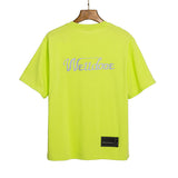 We11 Done T Shirts Reflective Printing Oversize Loose Couple