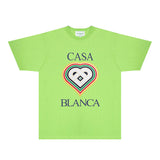 Casablanca T Shirts Fashion Print Street