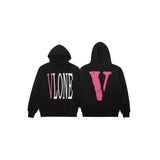 Vlone Hoodie Autumn and Winter Phosphor Big V