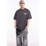 Unisex T-Shirts GALLERY DEPT Vintage Casual Cotton T-Shirt