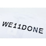 We11 Done T Shirts We11donelogo Letter Printing Summer Casual Men and Women Same Style