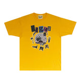 Gallery Dept T Shirt Retro Printed Loose Short-Sleeved Shirt