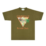 Casablanca T Shirts Fashion Print Street