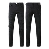 Purple Brand Jeans Pure Cotton High Street Trend #9108