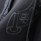 Chh Chrome Hearts Hoodie autumn and winter horseshoe red mouth print hooded sweater men