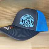 Trendy flat brimmed hat adjustable sunshade