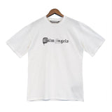Palm Angels T Shirts Angel Alphabet Graffiti Print Short Sleeve T-shirt Half Sleeve