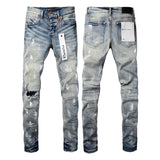 Purple Brand Jeans Pure Cotton High Street Trend #9043