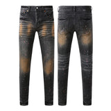 Purple Brand Jeans Pure Cotton High Street Trend #9109