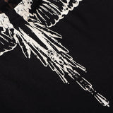 Marcelo Burlon T Shirt MB Imperceptible White Wings Printing Cotton Men and Women Same Style