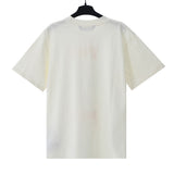 Palm Angels T Shirts Vintage Statue Stream Lacquer Foam Letter Short Sleeve T-Shirt