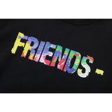 Vlone Sweatshirts Autumn and Winter Colorful Letter Prints