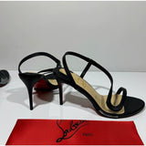 Louboutin-style red bottom shoes exportcl red bottom high heels socialite style elegant one-strap sandals socialite elegantsexy snake-shaped open-toe women's shoes