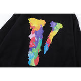 Vlone Sweatshirts Autumn and Winter Colorful Letter Prints