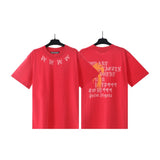 Palm Angels T Shirts Letter Painted Coconut Tree Print Short Sleeve T-Shirt