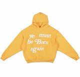 Kanye West Jesus Is King Hoodie Big Talker Rebirth Special-Interest Fashion Brand Dark High Street Couple Fog Hooded Sweater