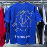 Godspeed T Shirts Spacesuit Pyramid Printing Cotton Casual Crew Neck Short Sleeve Men and Women