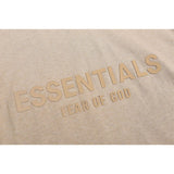 Fog Essentials T Shirts Spring Summer FOG Letter Crew Neck Short Sleeves