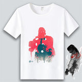 Marvel T Shirt Anime Clothes Captain America Iron Man Short Sleeve T-shirt