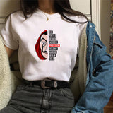 Stranger Things T Shirt Stranger Things3 Pattern Crew Neck Polyester Women's Printed Wear T-shirt