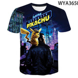 Men and Women Pokemon Pikachu T Shirt 3D Digital Printing round Neck Men's and Women's T-shirt
