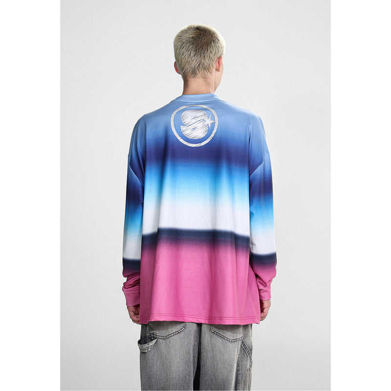 Men Long Sleeve Shirt Saint Michael Loose Long Sleeve Shirt