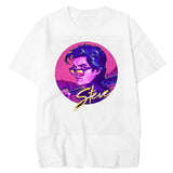 Stranger Things T Shirt Stranger Summer Cartoon Print Loose T-shirt Men and Women