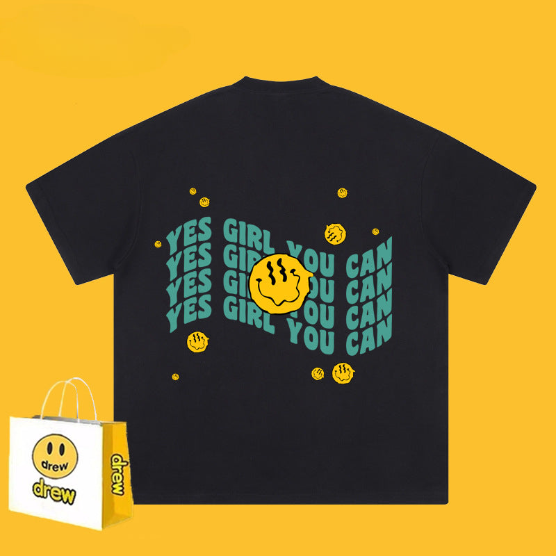 Drew T Shirts Printed Short Sleeve Loose round Neck