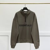 Fog Essentials Sweatshirt Half Cardigan Sweater