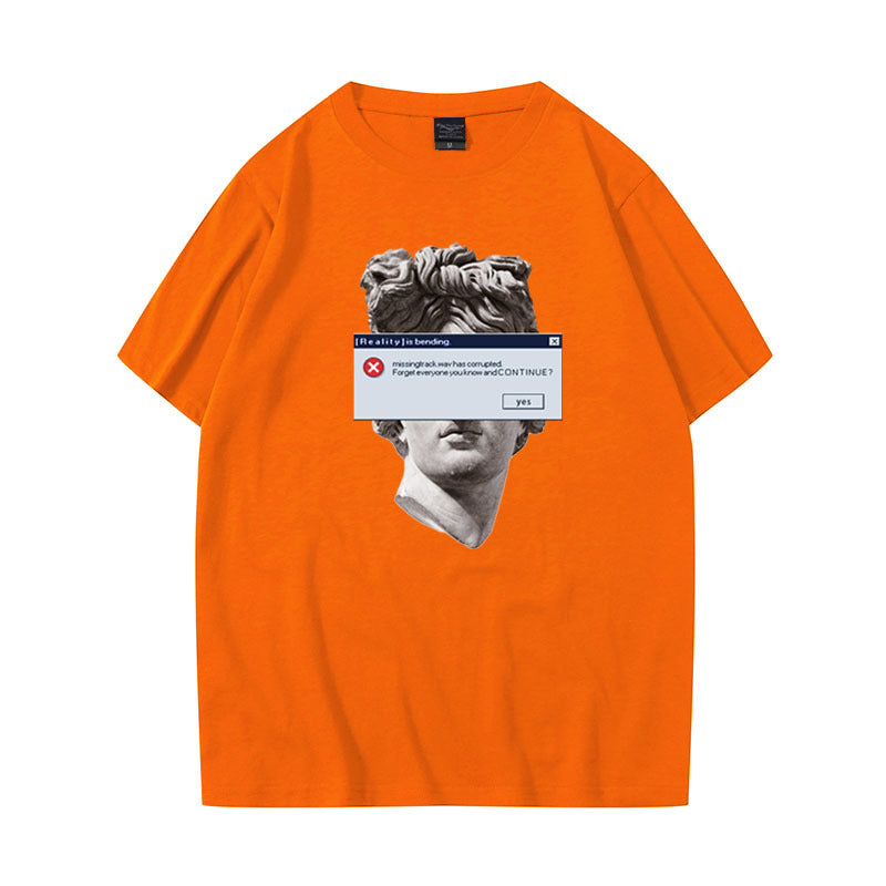 Caravaggio T-Shirts T-shirt Short Sleeve Men and Women Casual Fashionable