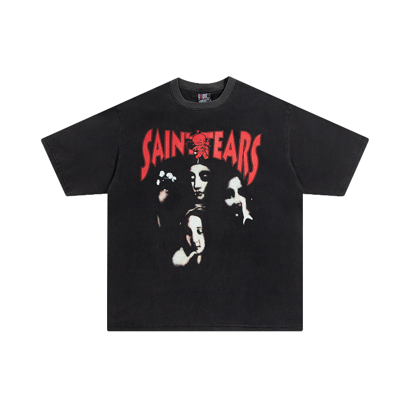 Saint Michael T Shirt Vintage Distressed Loose T-shirt