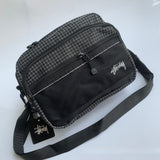 Mens Stussy Bag Stusy Plaid Shoulder Crossbody Bag Men's Shoulder Bag