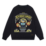 Evisu Sweatshirts Loose Unisex Sweater
