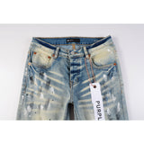 Purple Brand Jeans Pure Cotton High Street Trend #9007