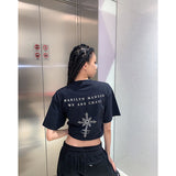 Marilyn Manson T Shirt Marilyn Manson Heavy Metal Dark Style Pure Cotton