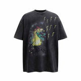 SAINT MICHAEL Vintage T Shirt Nirvana Band Seahorse Vintage Short Sleeve