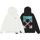 OFF WHITE Hoodie Trendy Street Style Personalized Cotton