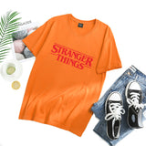 Stranger Things T Shirt Letter Print Short-Sleeve T-shirt Women's Bottoming Shirt
